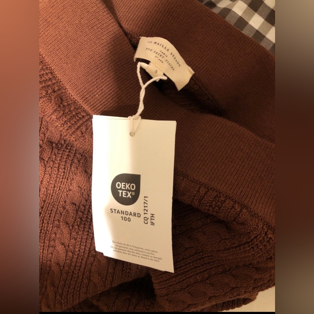 NWT Sezane Marilou  Skirt  Size S Caramel sold out - Picture 6 of 9